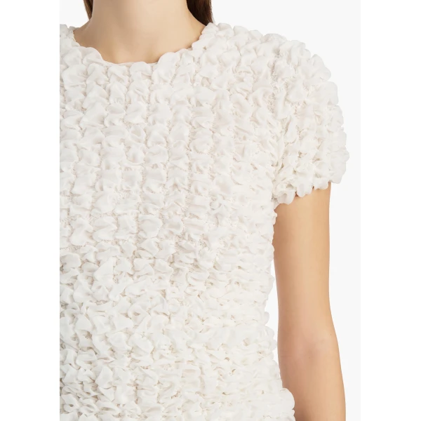 Khaite Polly Top in Chalk, view 5