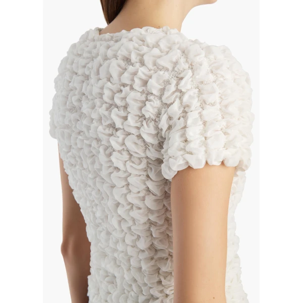Khaite Polly Top in Chalk, view 6