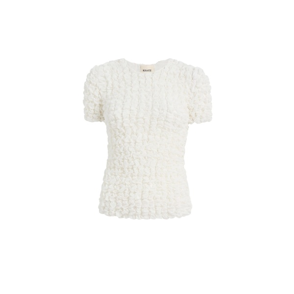 Khaite Polly Top in Chalk