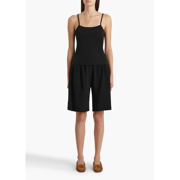 Khaite Poppy Short in Black, view 2