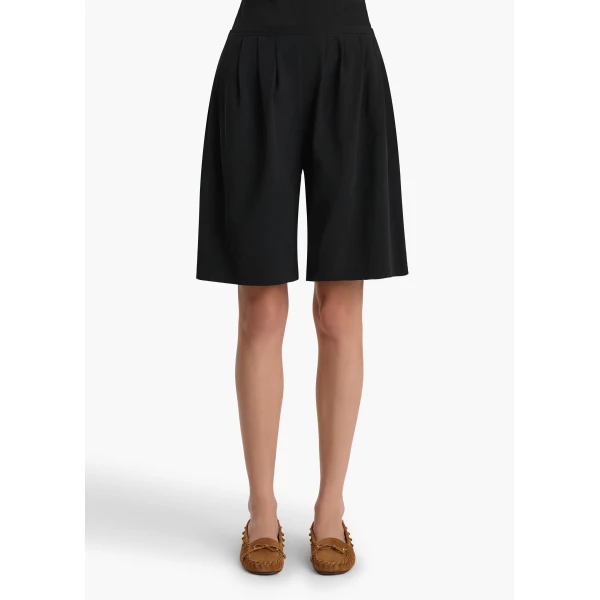 Khaite Poppy Short in Black, view 3