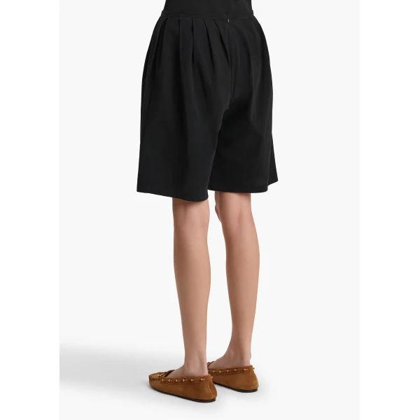 Khaite Poppy Short in Black, view 4