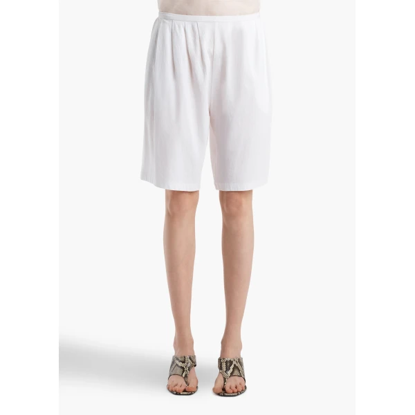 Khaite Poppy Short in White, view 3