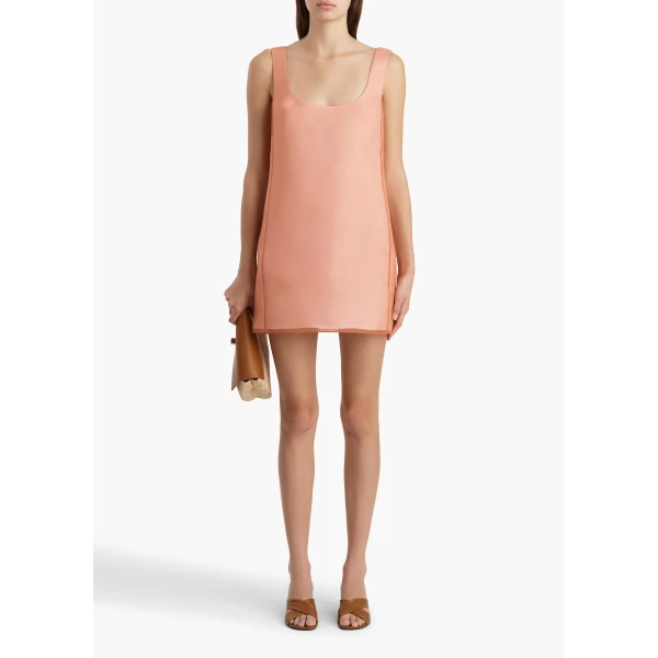 Khaite Pranta Dress in Soft Pink, view 2
