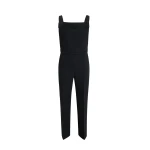 Khaite Rae Dungaree in Black