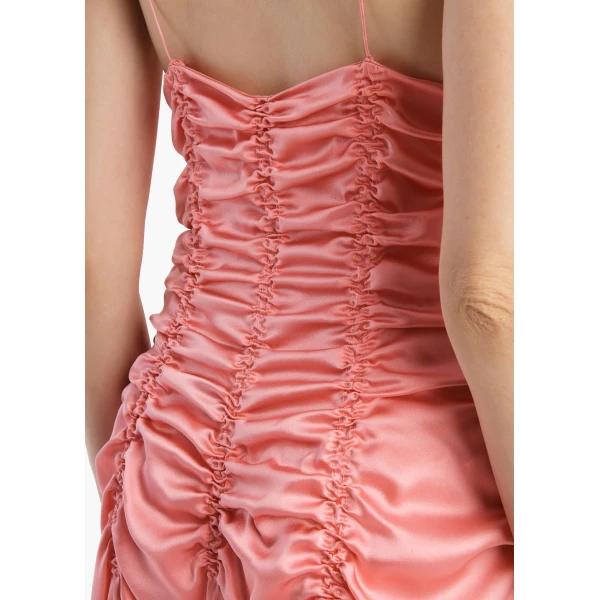 Khaite Raina Dress in Azalea, view 5