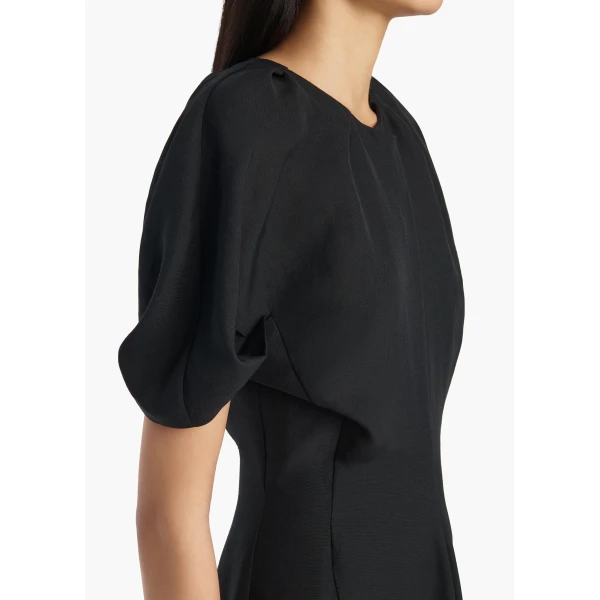 Khaite Ria Dress in Black, view 4