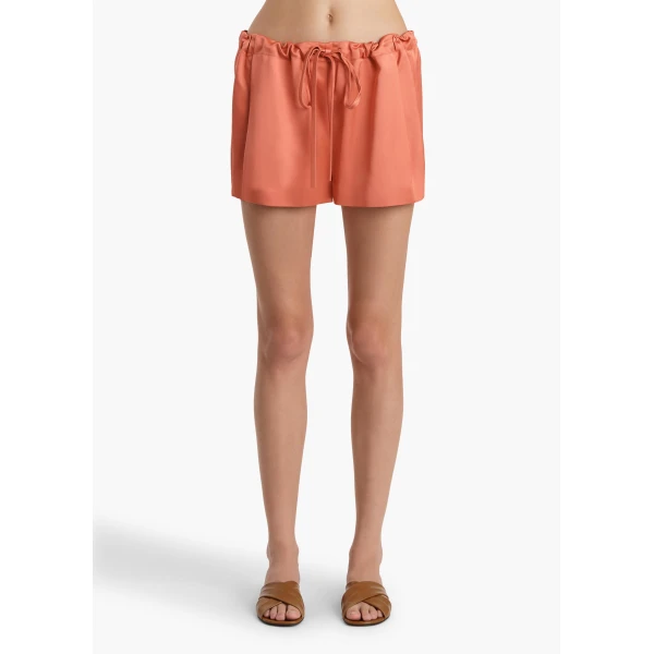 Khaite Robbie Short in Dahlia, view 3