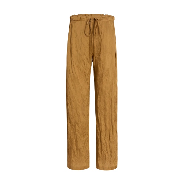 Khaite Rohen Pant in Golden Ochre