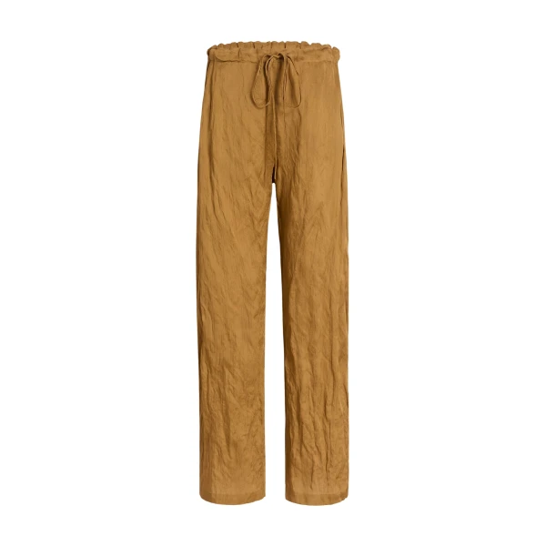 Khaite Rohen Pant in Golden Ochre