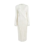 Khaite Rommi Dress in Chalk