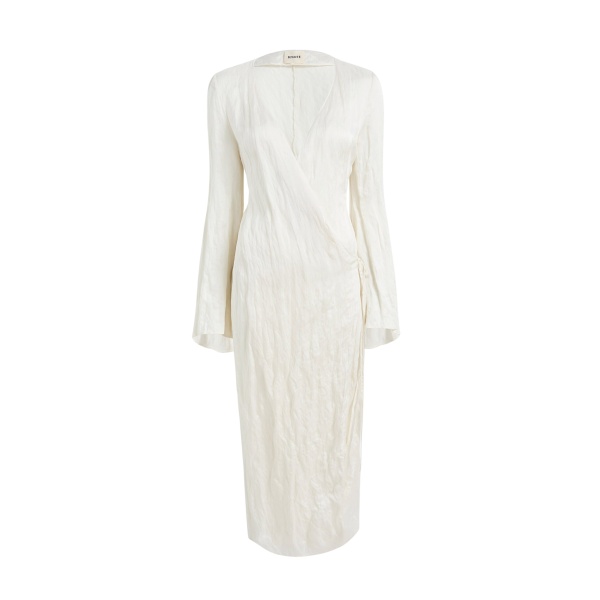 Khaite Rommi Dress in Chalk