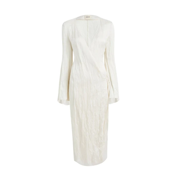 Khaite Rommi Dress in Chalk