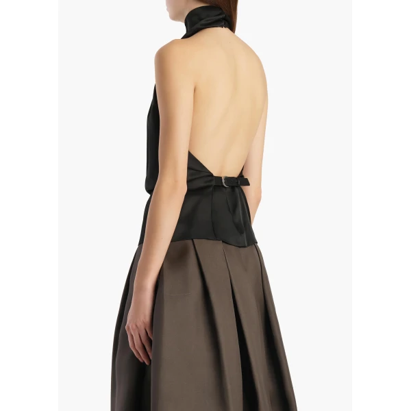 Khaite Rone Top in Black, view 4
