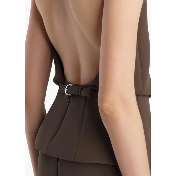 Khaite Rone Top in Clove, view 6