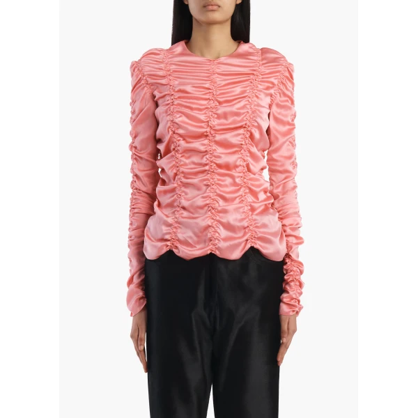 Khaite Rory Top in Azalea, view 3