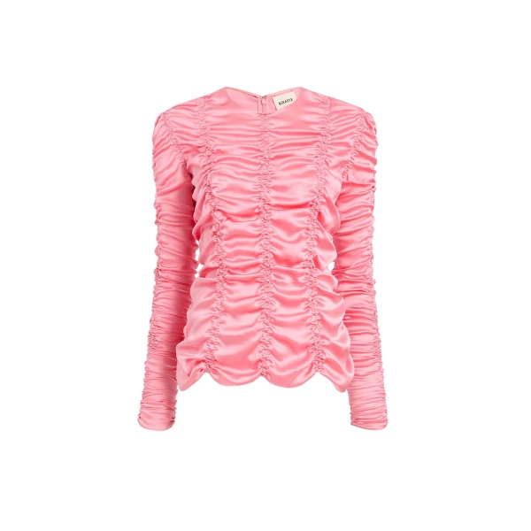 Khaite Rory Top in Azalea