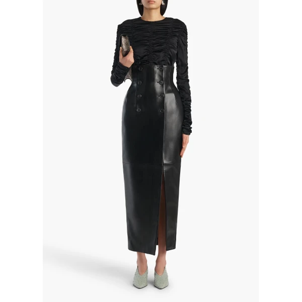 Khaite Rory Top in Black, view 2