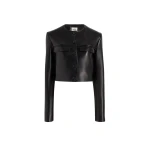 Khaite Roto Jacket in Black Leather
