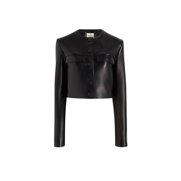 Khaite Roto Jacket in Black Leather