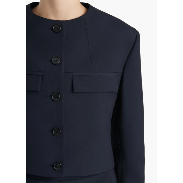 Khaite Roto Jacket in Dark Navy, view 5