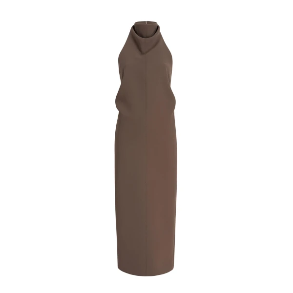 Khaite Roxanne Dress in Clove