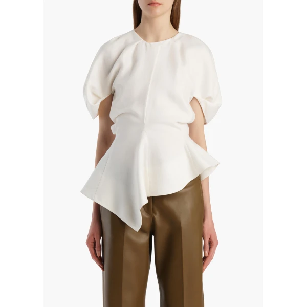 Khaite Rumi Top in Natural, view 3