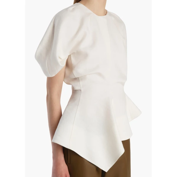 Khaite Rumi Top in Natural, view 5