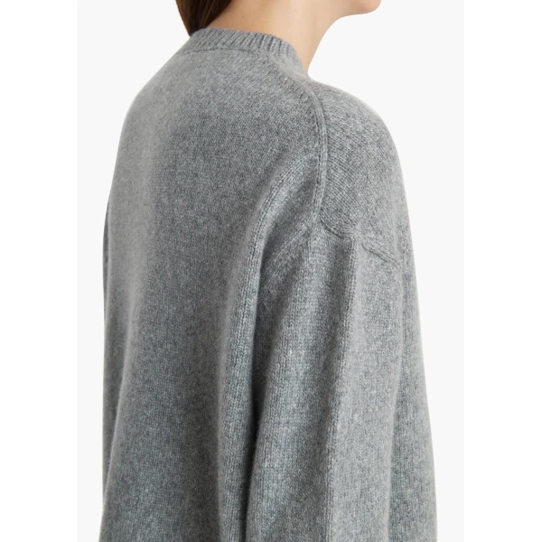 Khaite Sabina Sweater in Fog, view 6