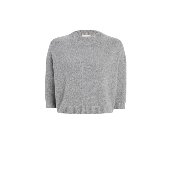Khaite Sabina Sweater in Fog