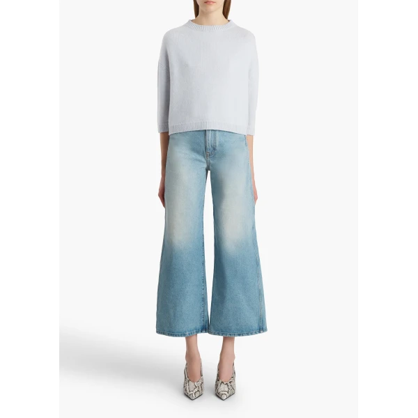 Khaite Sabina Sweater in Ice Blue, view 2