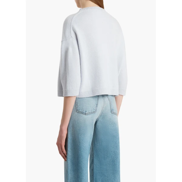 Khaite Sabina Sweater in Ice Blue, view 4