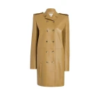 Khaite Sadra Coat in Golden Ochre