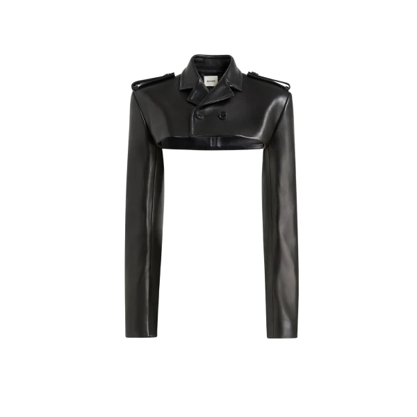 Khaite Sadran Jacket in Black Leather