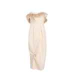 Khaite Salm Dress in Cream