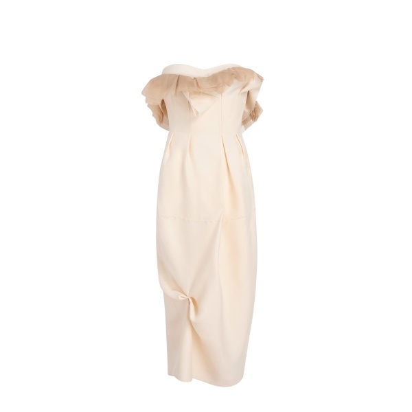 Khaite Salm Dress in Cream