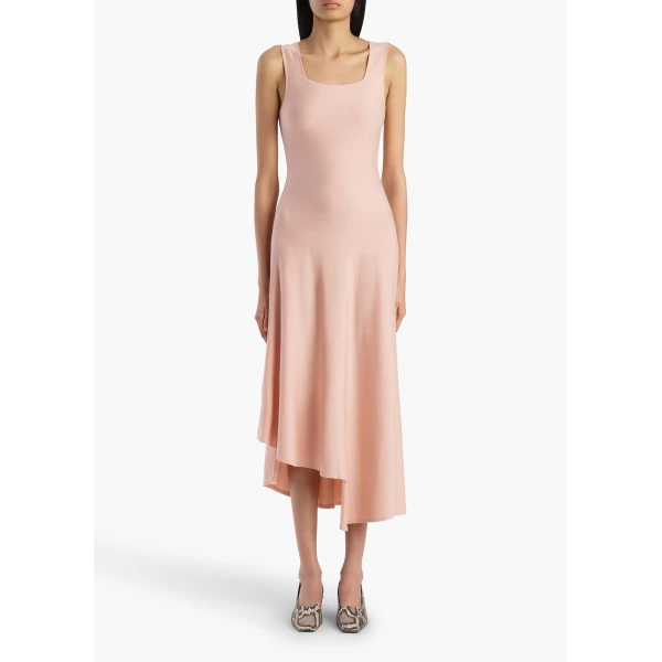 Khaite Seberg Dress in Dusty Rose, view 2