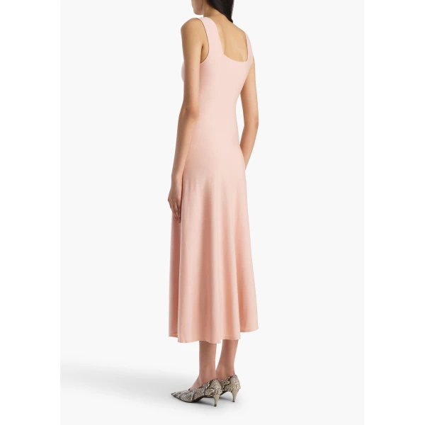 Khaite Seberg Dress in Dusty Rose, view 3