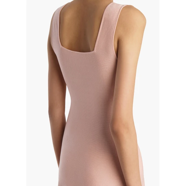 Khaite Seberg Dress in Dusty Rose, view 5