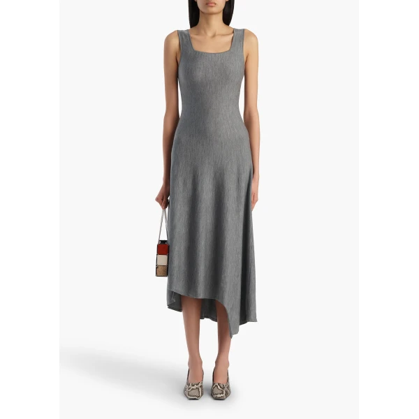 Khaite Seberg Dress in Sterling, view 2
