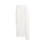 Khaite Shay Skirt in Chalk