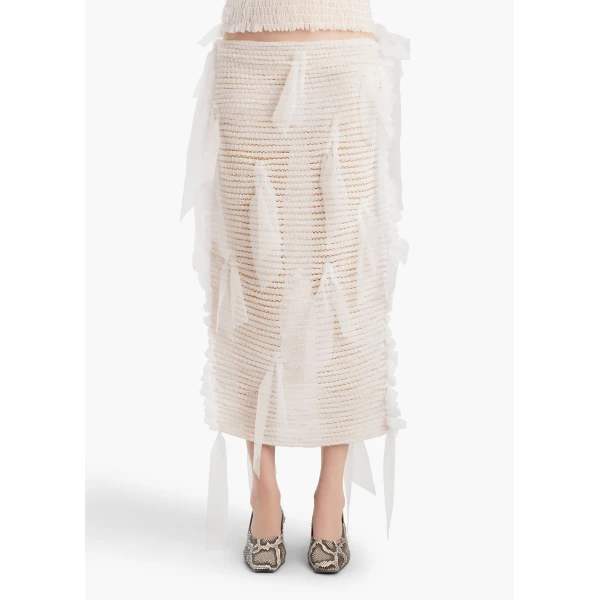 Khaite Signe Skirt in Glaze, view 3