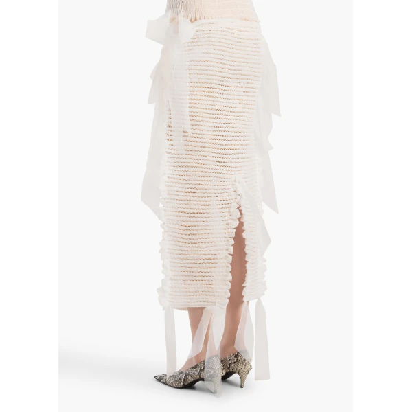 Khaite Signe Skirt in Glaze, view 4