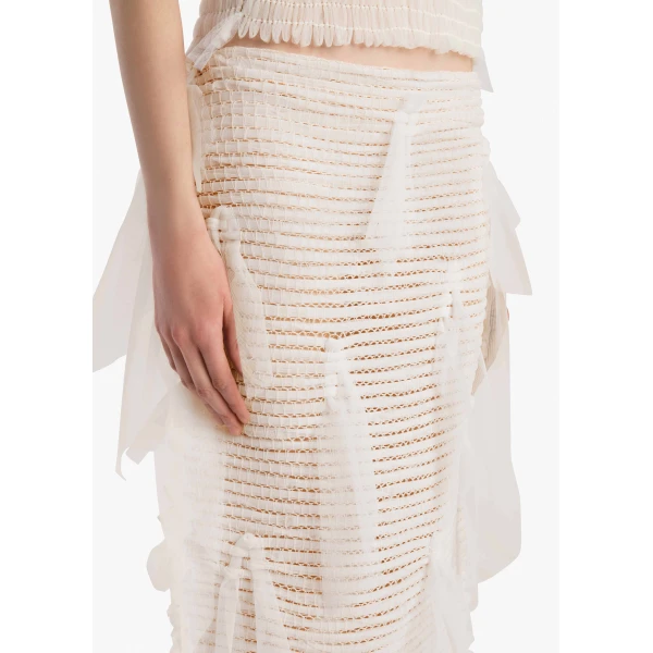 Khaite Signe Skirt in Glaze, view 5