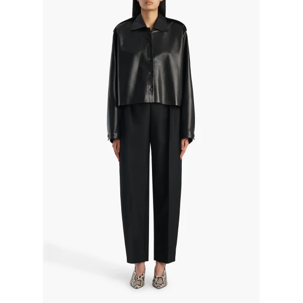 Khaite Somera Pant in Black, view 2