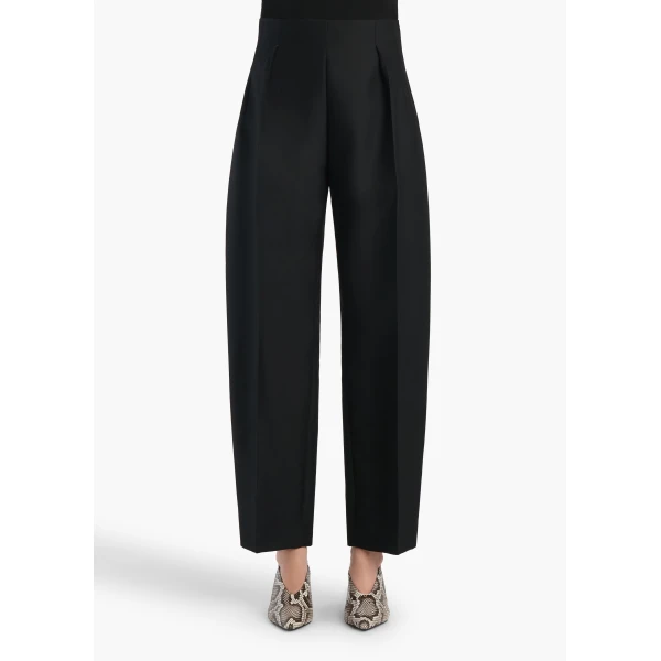 Khaite Somera Pant in Black, view 3