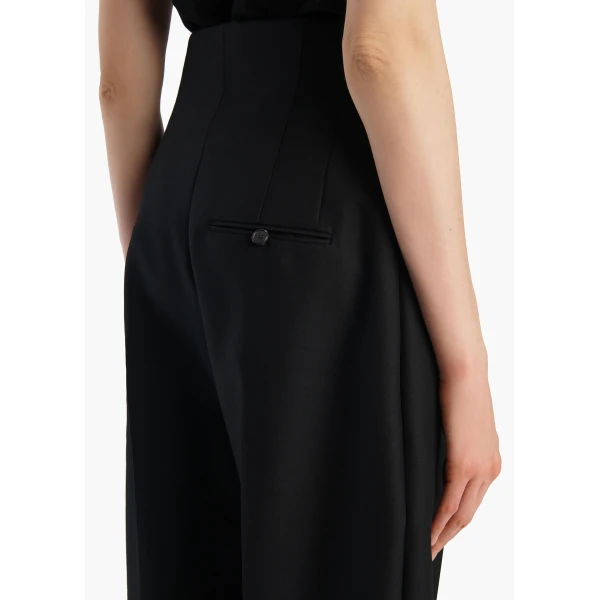 Khaite Somera Pant in Black, view 6
