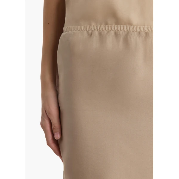 Khaite Syndi Skirt in Tea Stain, view 5