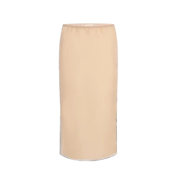 Khaite Syndi Skirt in Tea Stain