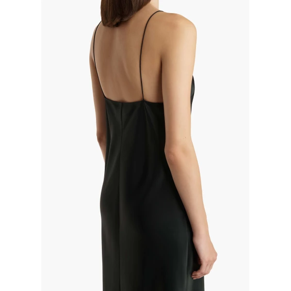 Khaite Taja Dress in Black, view 6